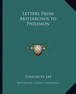 Couverture_Letters From Aristarchus to Philemon