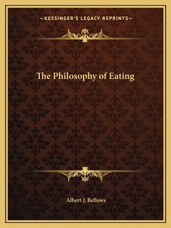 Couverture_The Philosophy of Eating