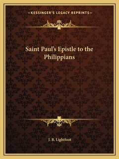 Couverture_Saint Paul's Epistle to the Philippians