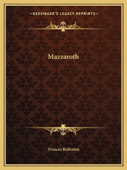 Front cover_Mazzaroth