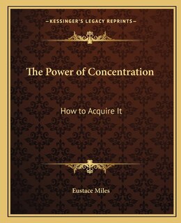 Couverture_The Power of Concentration