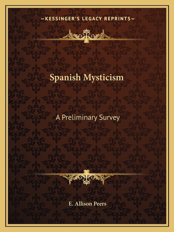 Front cover_Spanish Mysticism