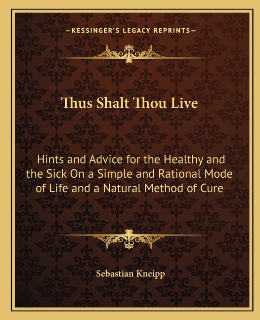 Front cover_Thus Shalt Thou Live
