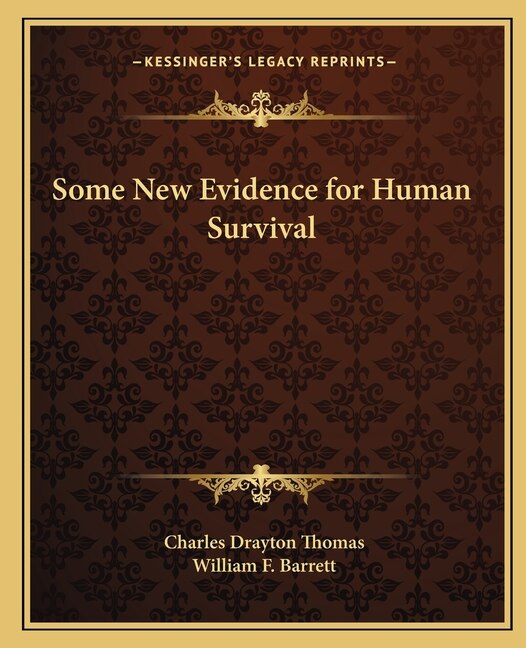 Couverture_Some New Evidence for Human Survival