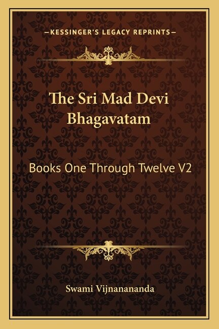 Front cover_The Sri Mad Devi Bhagavatam