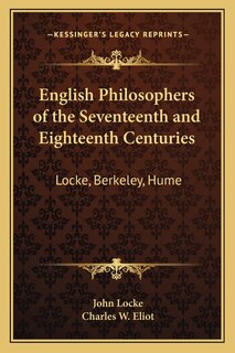 Front cover_English Philosophers of the Seventeenth and Eighteenth Centuries
