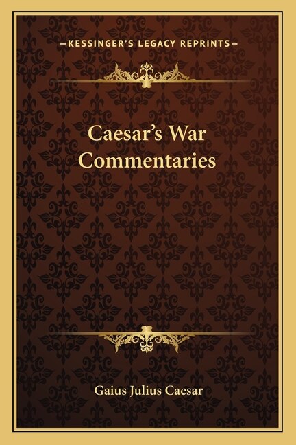 Front cover_Caesar's War Commentaries