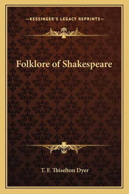 Front cover_Folklore of Shakespeare