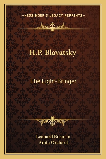 Front cover_H.P. Blavatsky