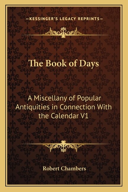 Couverture_The Book of Days