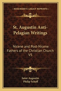 Front cover_St. Augustin Anti-Pelagian Writings