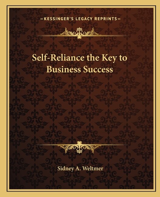 Couverture_Self-Reliance the Key to Business Success