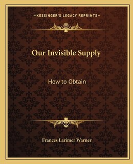 Front cover_Our Invisible Supply