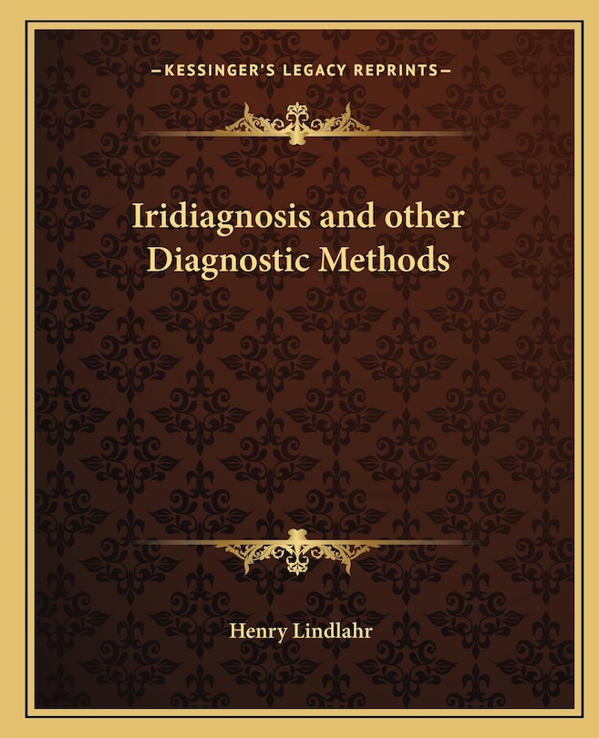 Front cover_Iridiagnosis and other Diagnostic Methods
