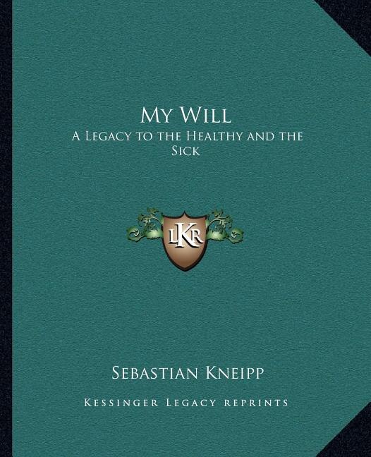 Front cover_My Will
