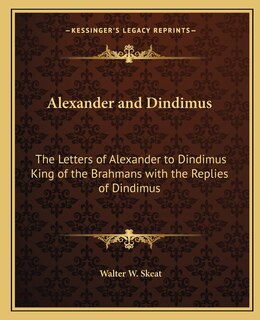 Front cover_Alexander and Dindimus