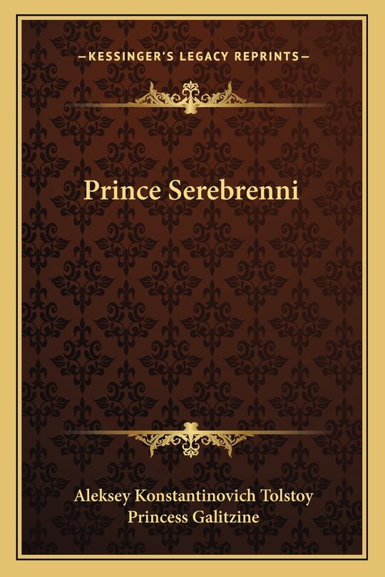 Couverture_Prince Serebrenni