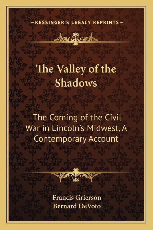 Front cover_The Valley of the Shadows