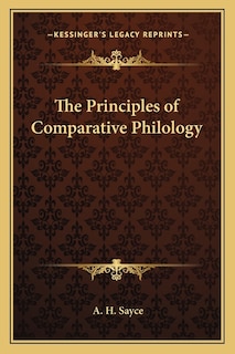 Front cover_The Principles of Comparative Philology
