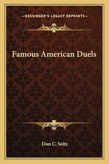 Couverture_Famous American Duels