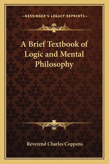 Couverture_A Brief Textbook of Logic and Mental Philosophy