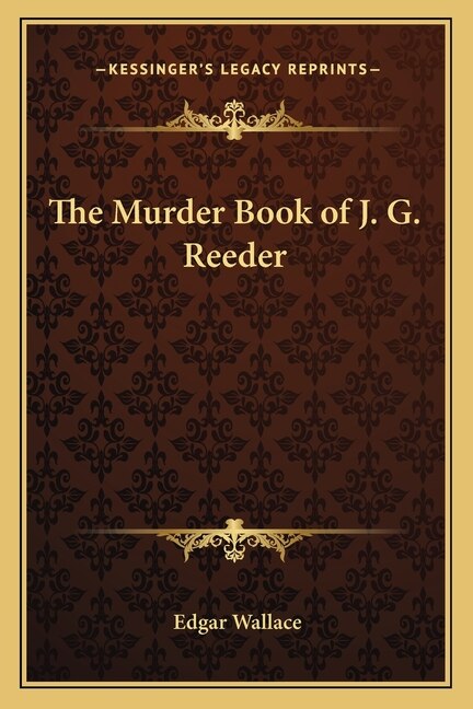 Front cover_The Murder Book of J. G. Reeder
