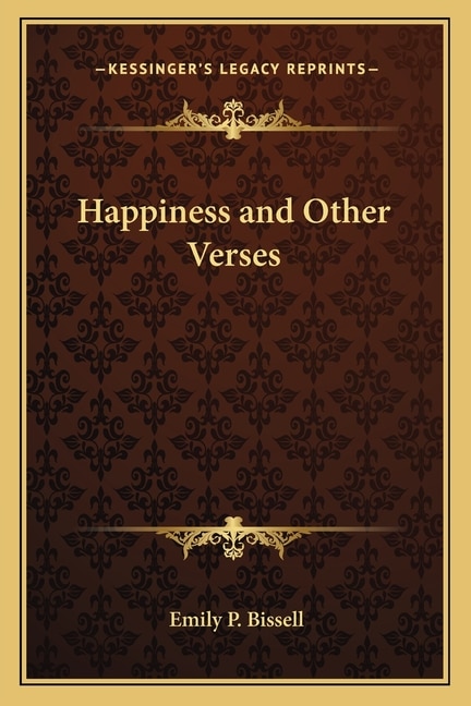 Front cover_Happiness and Other Verses