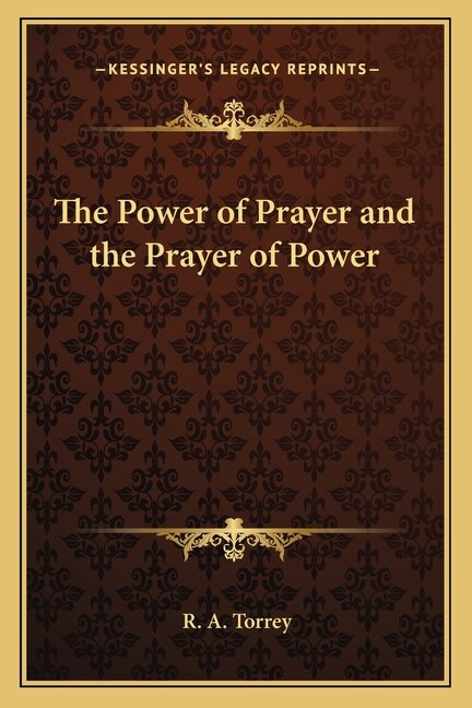 Front cover_The Power of Prayer and the Prayer of Power