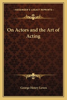 Front cover_On Actors and the Art of Acting