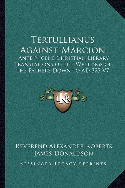 Couverture_Tertullianus Against Marcion