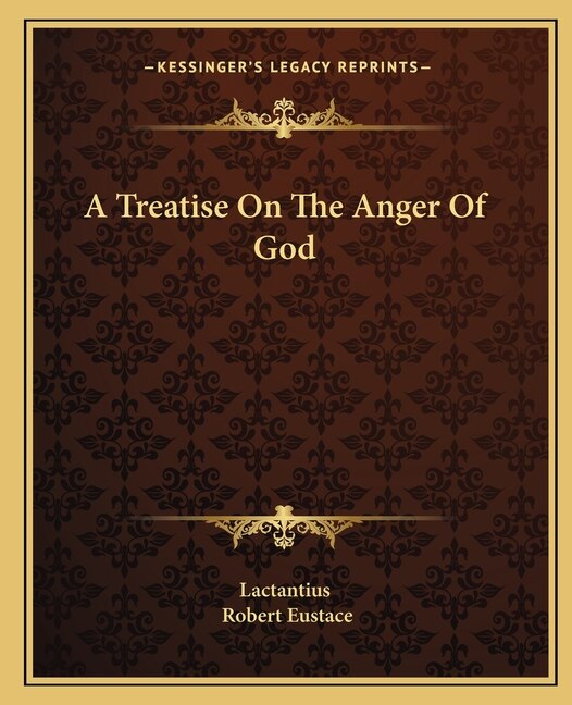 Front cover_A Treatise on the Anger of God