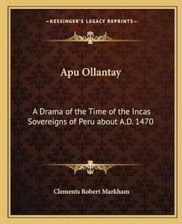 Front cover_Apu Ollantay