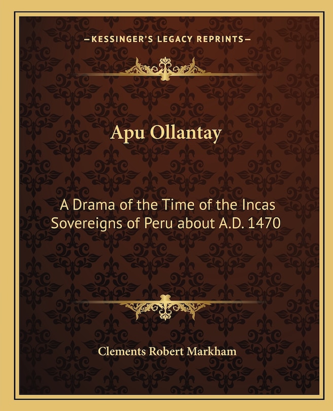 Front cover_Apu Ollantay