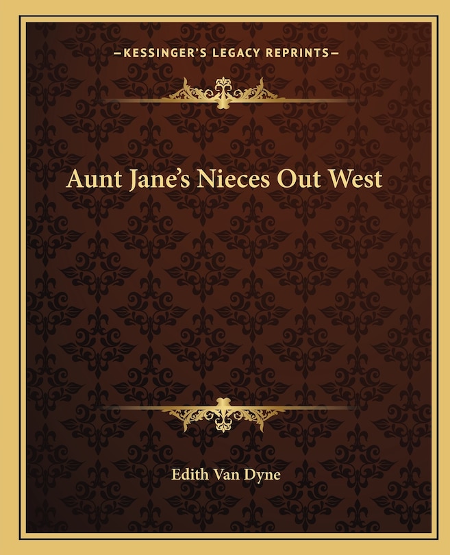 Front cover_Aunt Jane's Nieces Out West