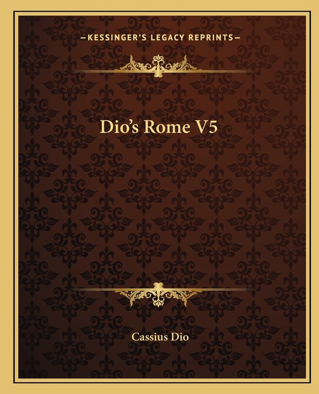 Couverture_Dio's Rome V5