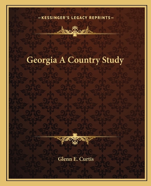 Couverture_Georgia A Country Study