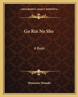 Front cover_Go Rin No Sho