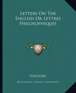 Front cover_Letters On The English Or Lettres Philosophiques