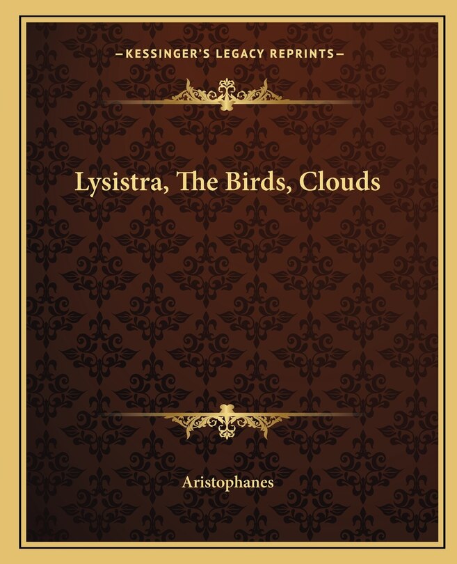 Front cover_Lysistra, the Birds, Clouds