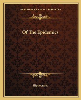 Front cover_Of The Epidemics