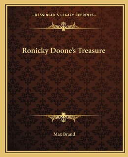 Couverture_Ronicky Doone's Treasure