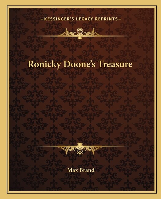 Couverture_Ronicky Doone's Treasure