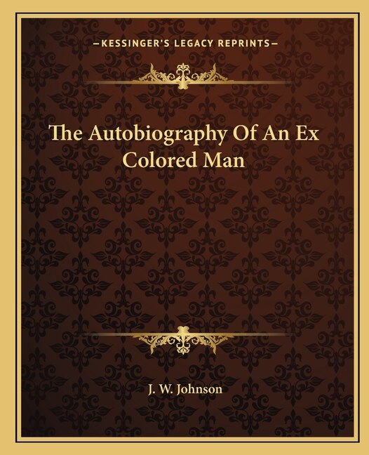 Front cover_The Autobiography of an Ex Colored Man