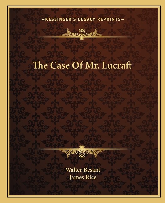 Front cover_The Case Of Mr. Lucraft