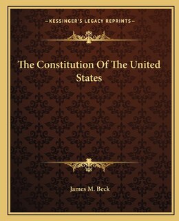 Couverture_The Constitution of the United States