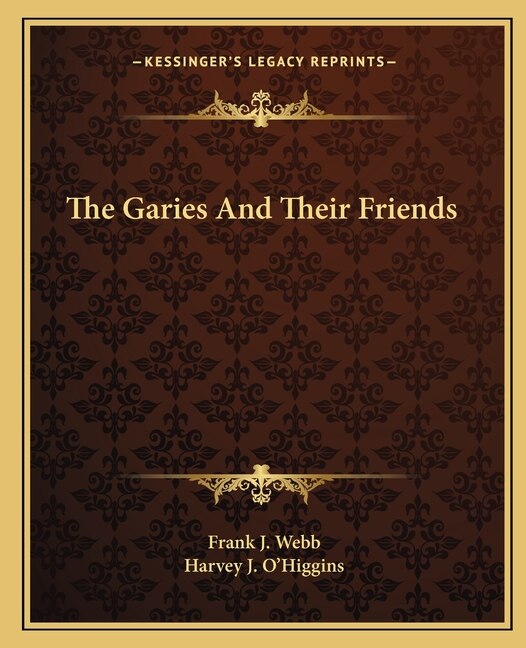 Front cover_The Garies And Their Friends
