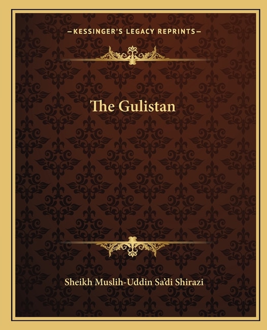 Front cover_The Gulistan