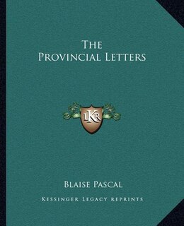 Front cover_The Provincial Letters