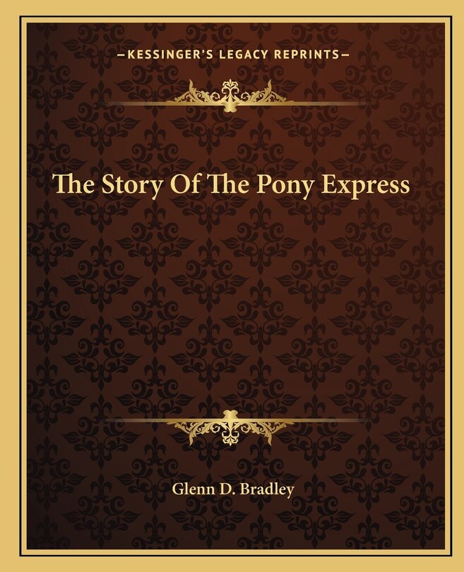 Couverture_The Story Of The Pony Express