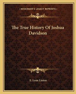 Couverture_The True History Of Joshua Davidson